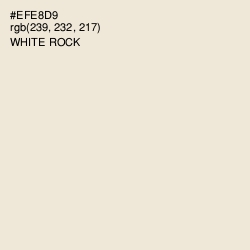 #EFE8D9 - White Rock Color Image